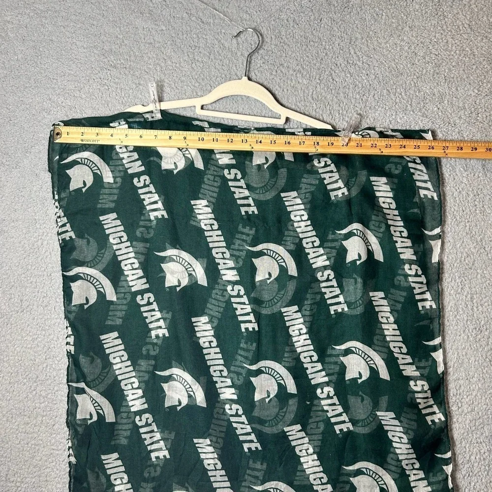 Michigan State Spartans Infinity Scarf‎ Womens OS Green White Logo 34